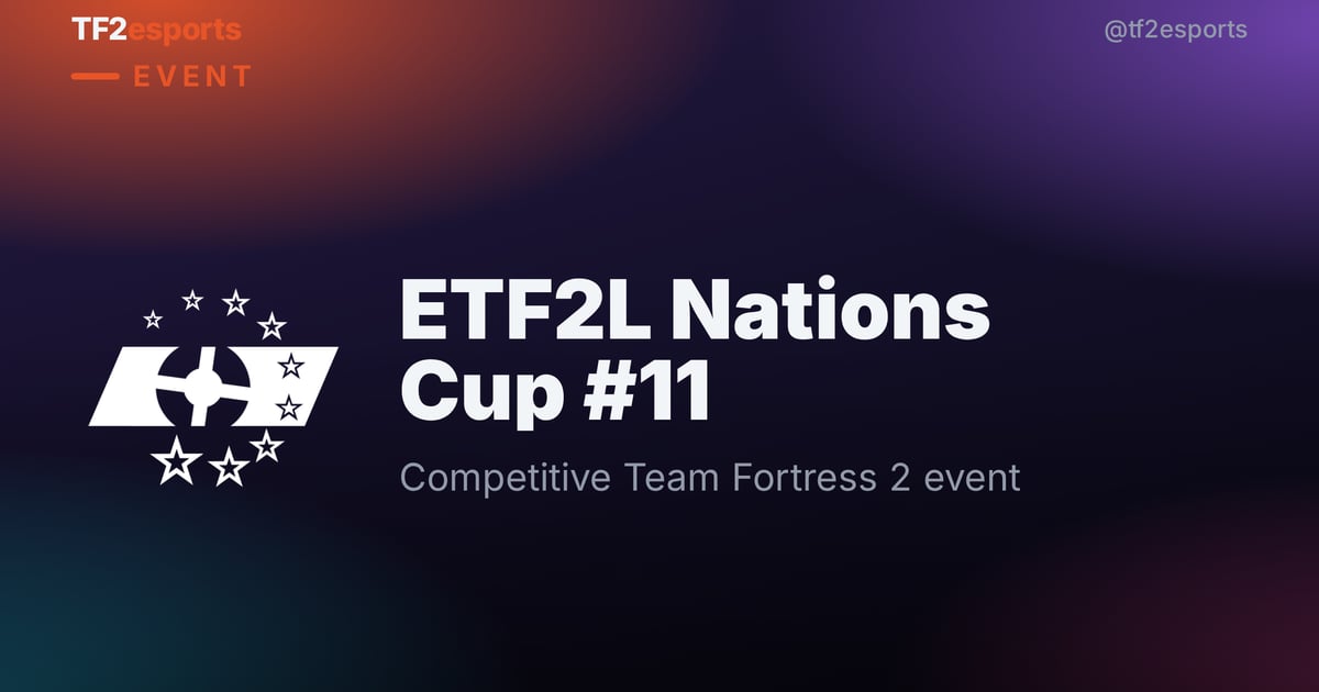 ETF2L Nations Cup #11 | TF2 Esports